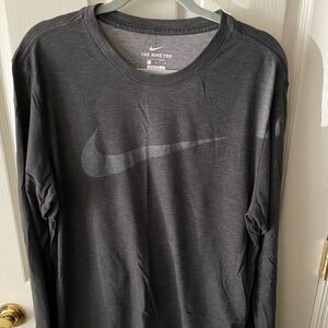 Gray Nike Long Sleeve Tshirt Size: L